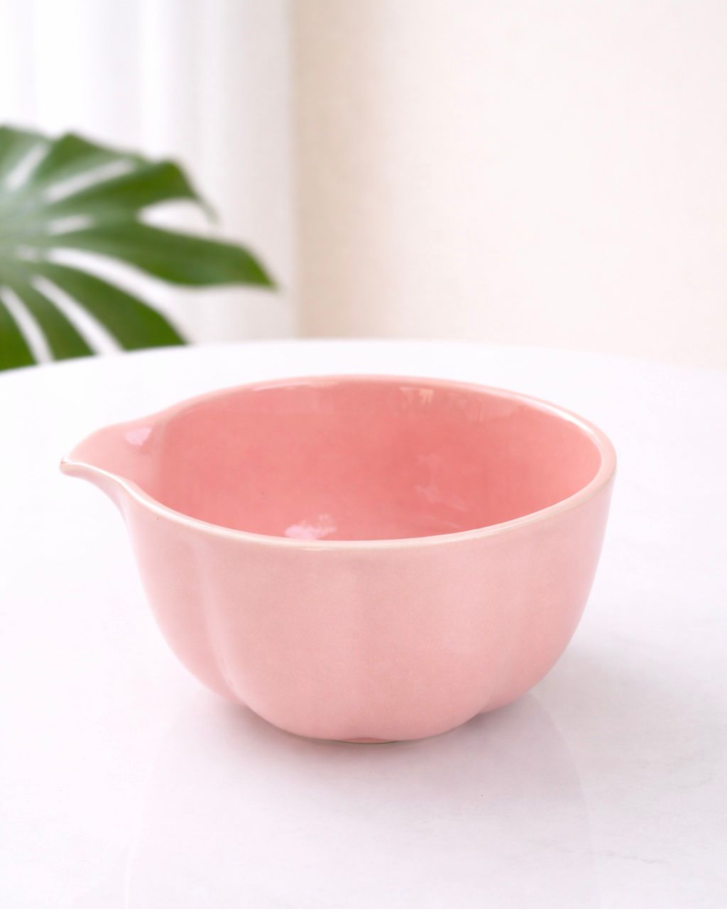 Matcha ceramic pink bowl
