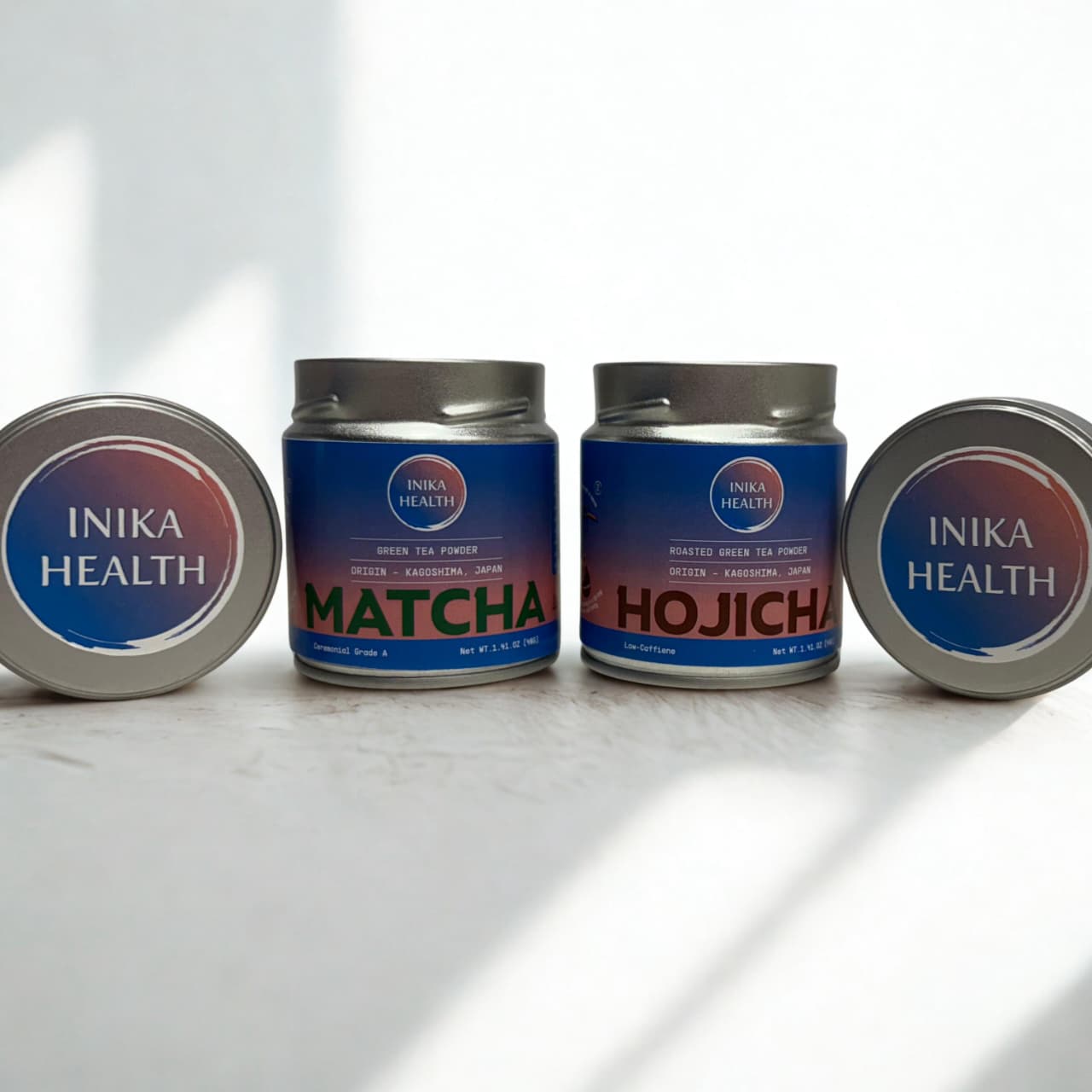 Inika Matcha + Hojicha Combo Pack